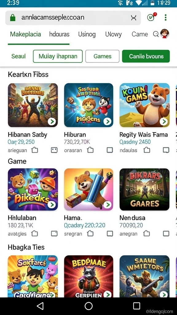 Karakter dengan kemampuan khusus dan menarik.