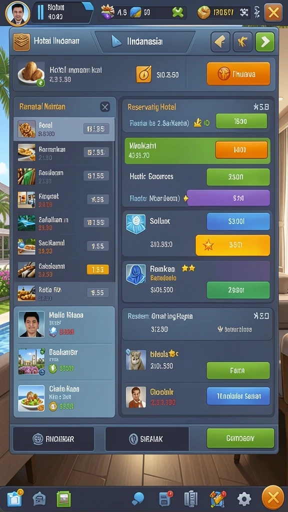Tangkapan layar memperlihatkan menu upgrade senjata yang menarik.