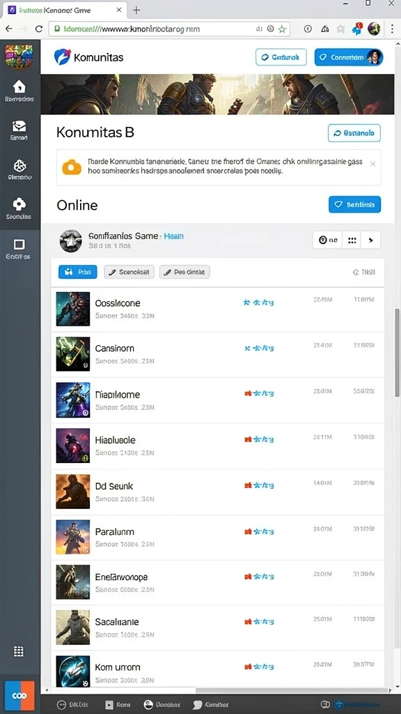 Layar permainan yang menunjukkan berbagai mode dan level.