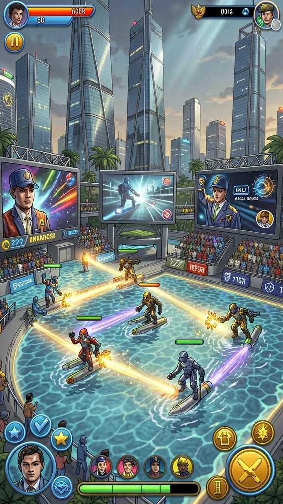 Gameplay yang lancar dengan grafik tinggi.