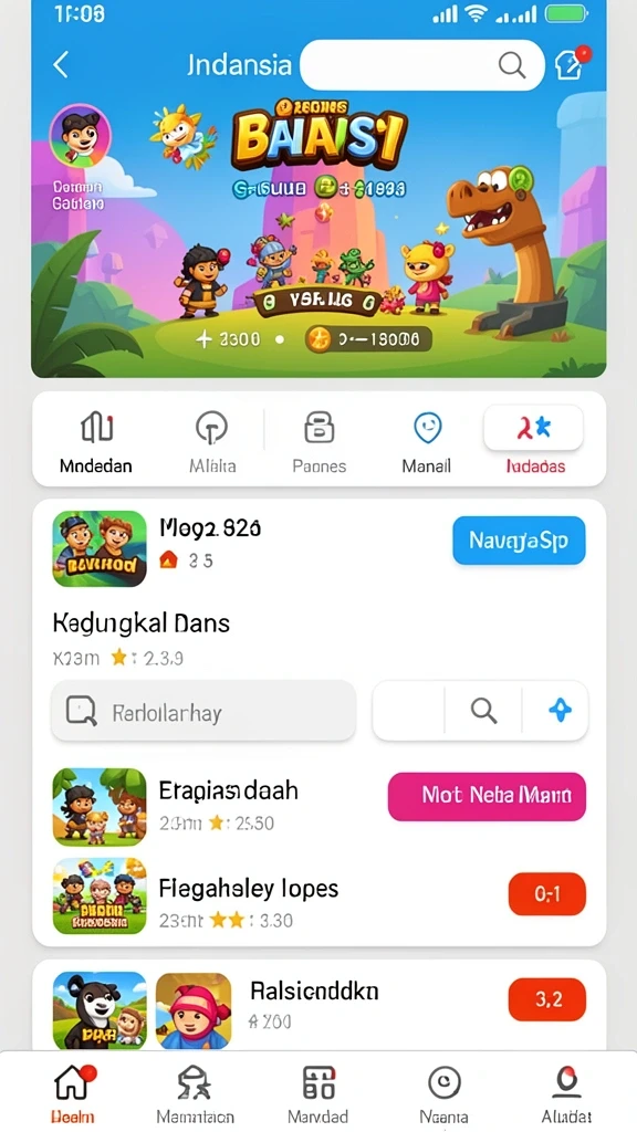 Gameplay yang seru dan penuh tantangan.