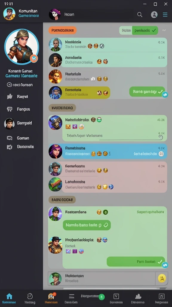 Screenshot momen mendebarkan saat beraksi.