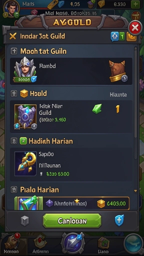 Level permainan yang beragam dan menantang.