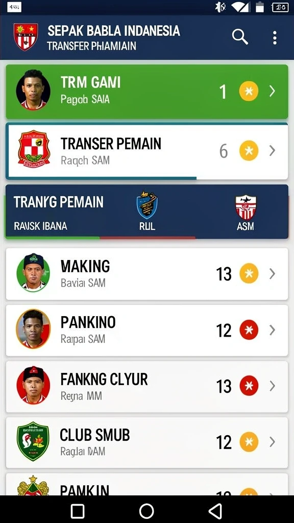 Tampilan antarmuka yang ramah pengguna.