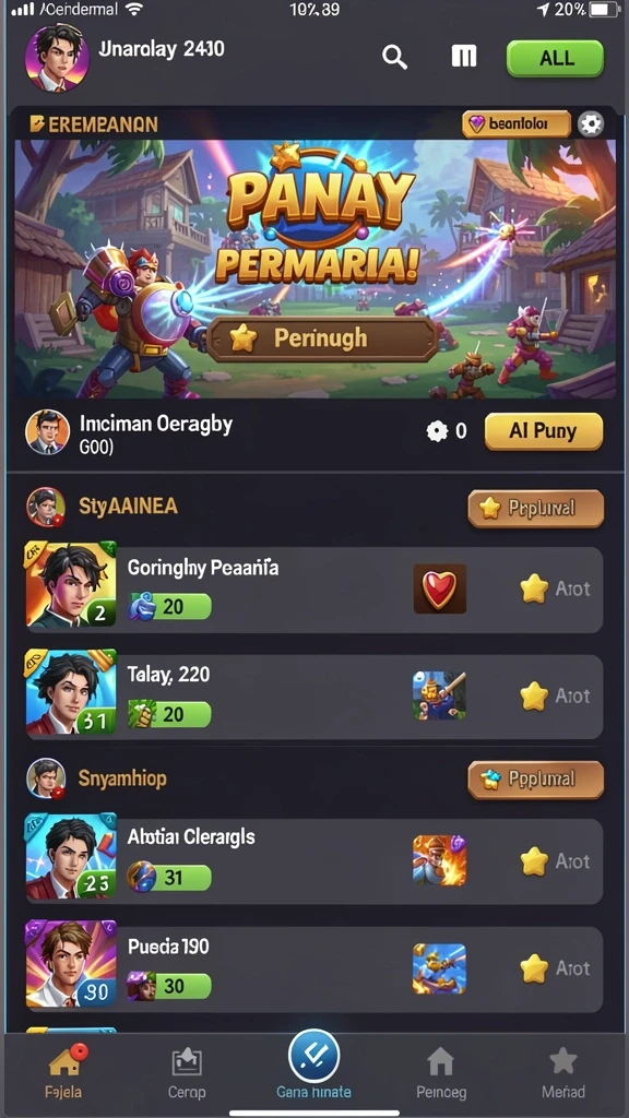 Tampilan awal G668 yang menawan dan penuh warna.