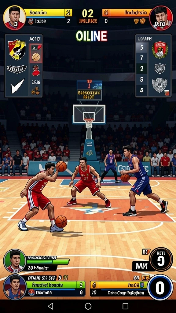 Menampilkan gameplay yang dinamis dan seru.