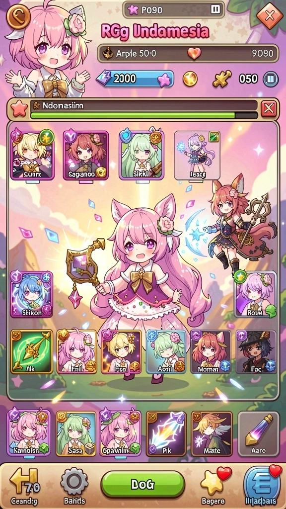 Tampilan menarik dari mesin slot GACOR668.