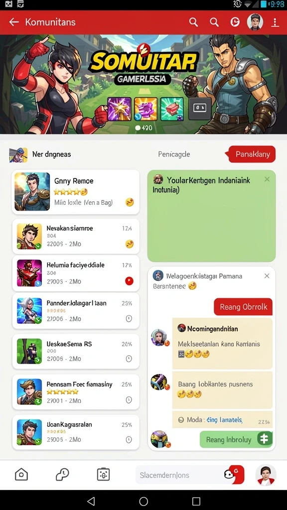 Beragam karakter menarik untuk dipilih.