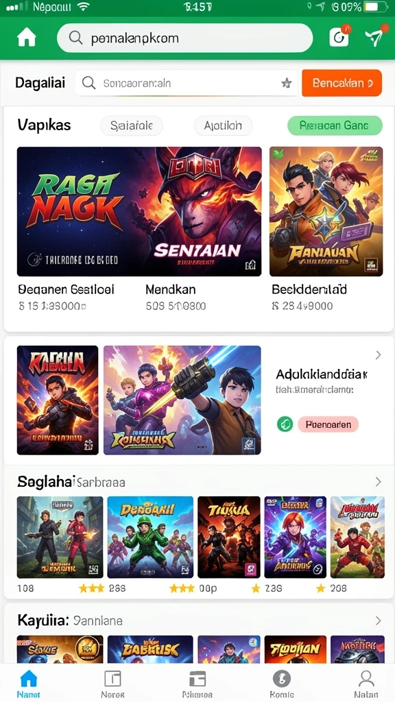 Tangkapan layar menunjukkan karakter utama dalam aksi pertarungan.