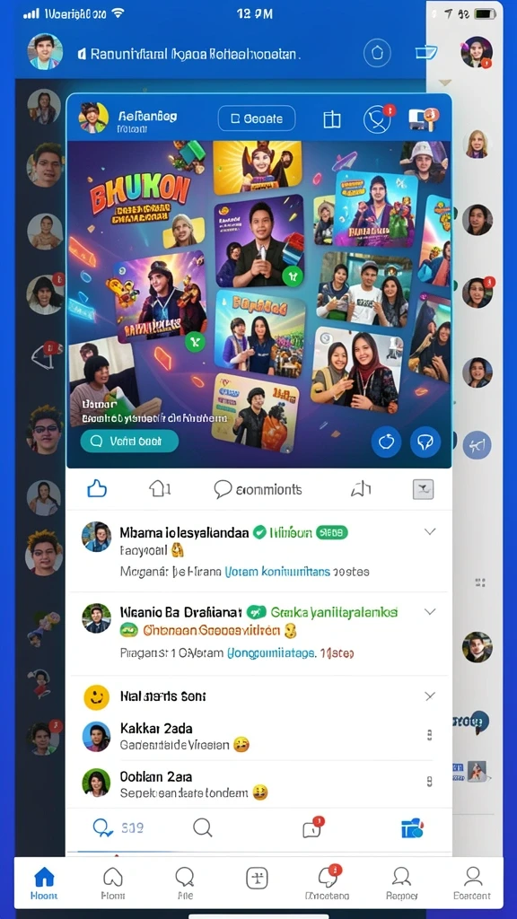 Tampilan antarmuka yang sederhana dan menarik.