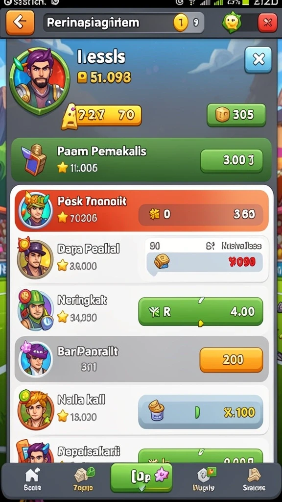 Mode multiplayer yang seru dan kompetitif.