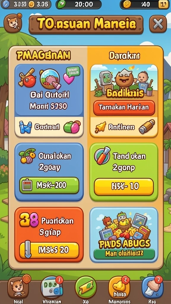 Variasi permainan yang ditawarkan sangat menghibur.