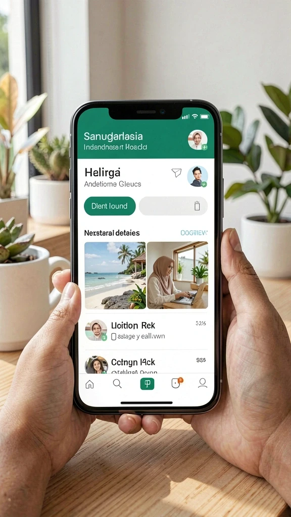 Fitur sosial memungkinkan interaksi antar pemain.
