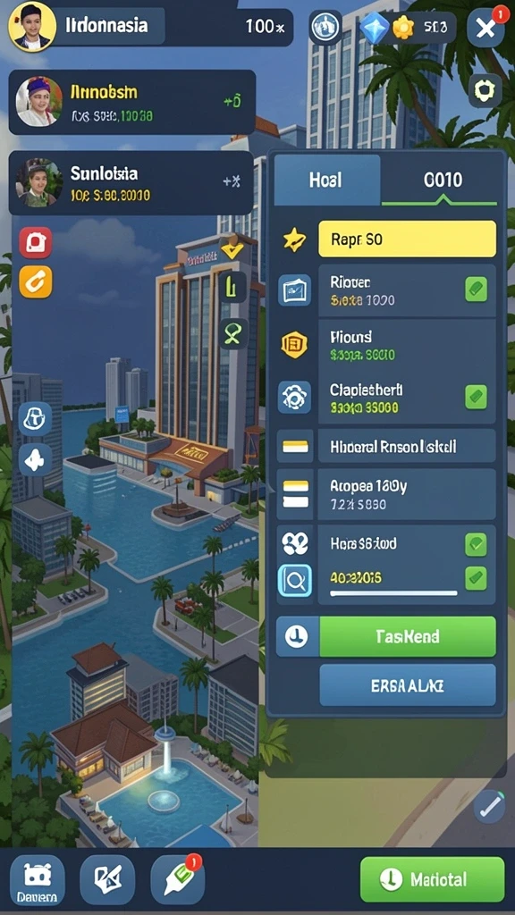 Screenshot aplikasi LUMBA77 menampilkan trek balapan yang menantang.