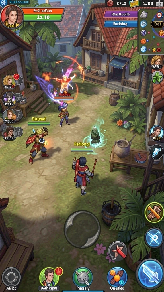 Tampilan grafis yang memukau dalam game.