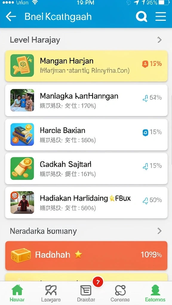 Antarmuka pengguna yang intuitif dan menarik.
