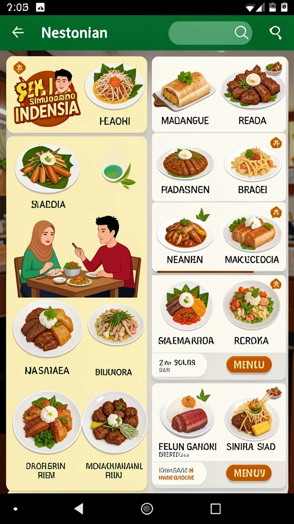 Tangkapan layar interaksi pengguna dengan elemen luar angkasa.