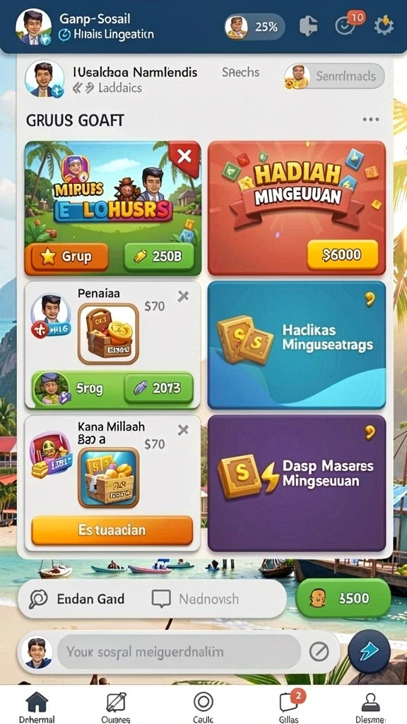 Screenshot aplikasi menampilkan antarmuka yang menarik.