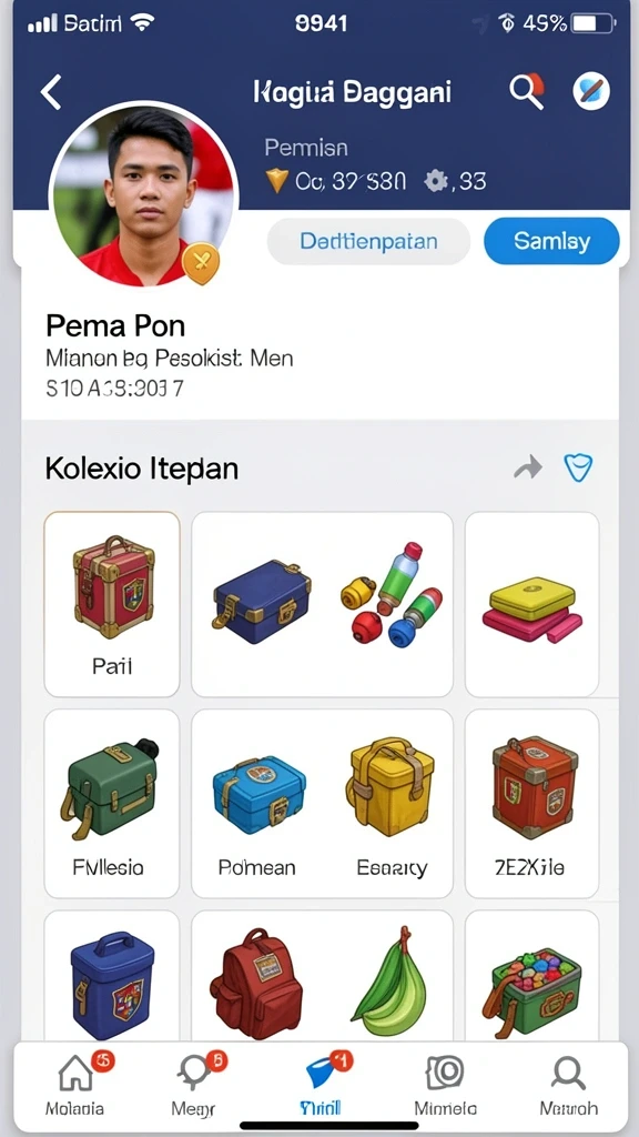 Tampilan antarmuka yang ramah pengguna.