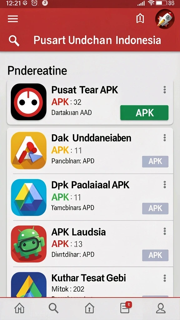 Screenshot menampilkan tampilan menu utama yang menarik.