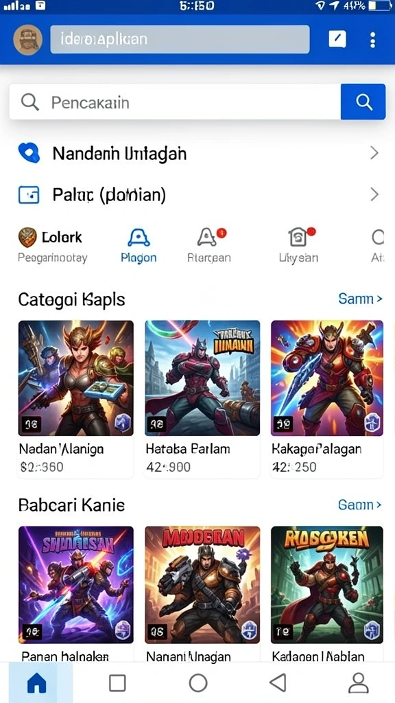 Tampilan antarmuka yang intuitif dan modern.