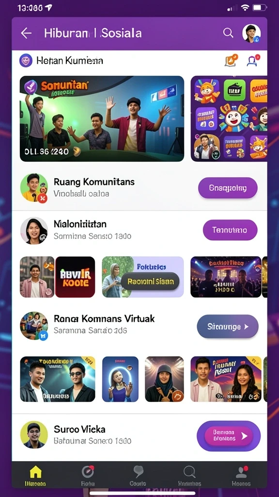 Karakter dengan desain unik dan beragam.