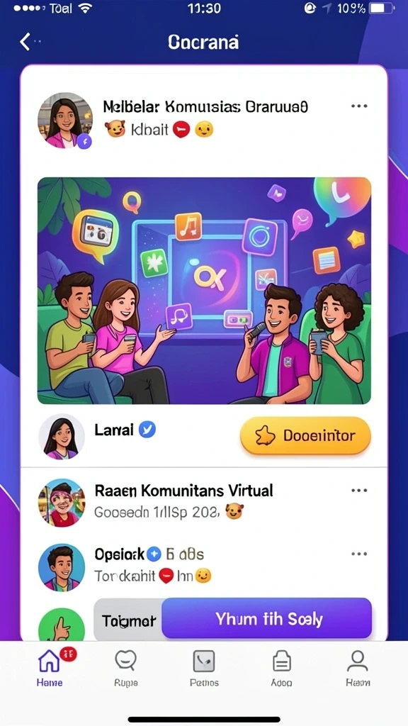 Tampilan antarmuka yang menarik dan user-friendly.