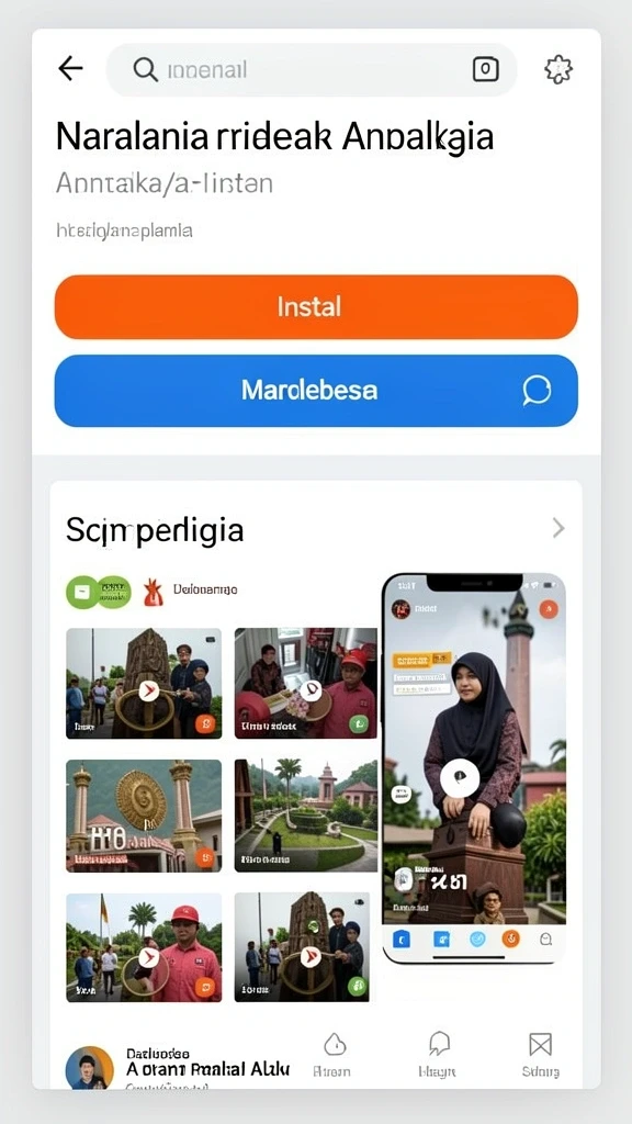 Fitur interaksi sosial yang menarik.