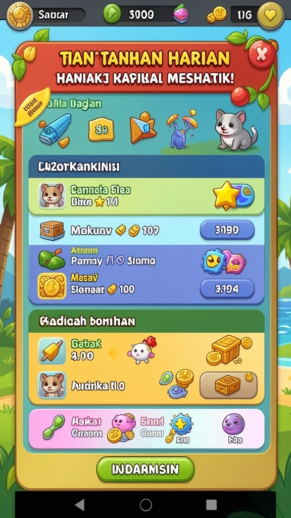 Berbagai karakter unik yang bisa dimainkan.