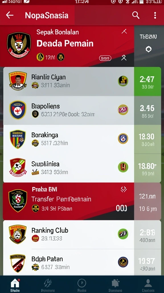 Tampilan awal yang menarik dan informatif.