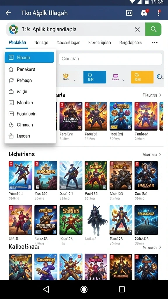 Mode permainan yang beragam dan menarik.