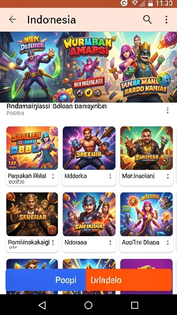 Berbagai misi menantang dalam satu tampilan.