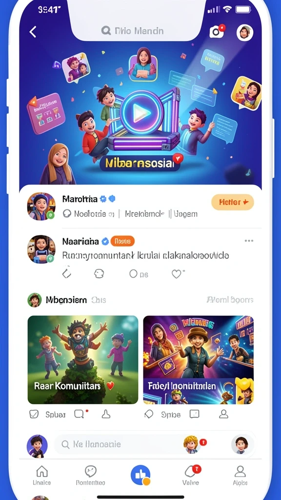 Komunitas aktif yang siap membantu pemain baru.